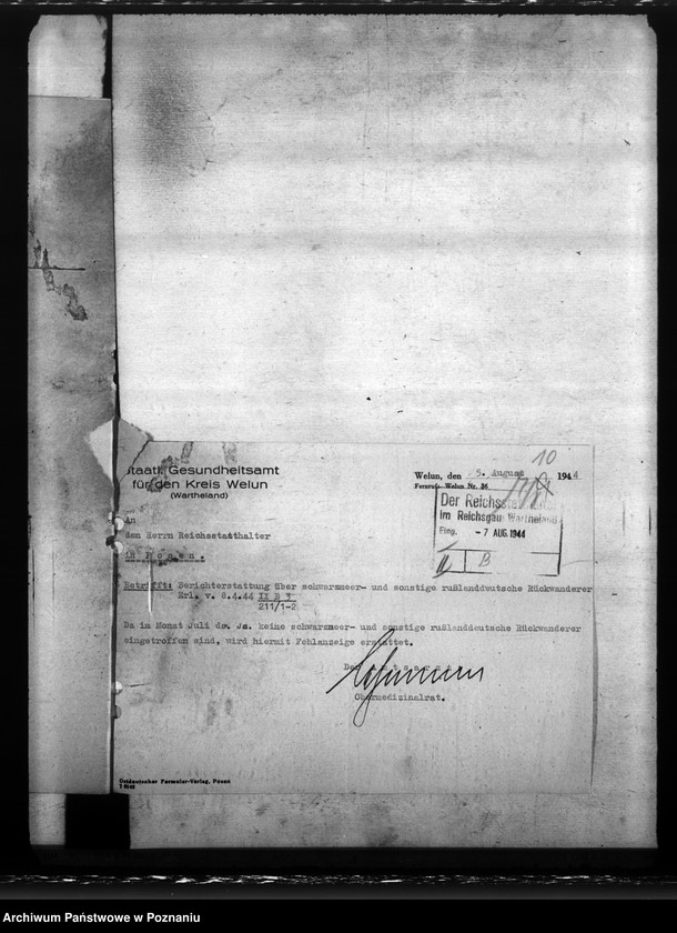 Obraz 14 z jednostki "Transport Niemców znad Morza Czarnego na teren Kraju Warty"