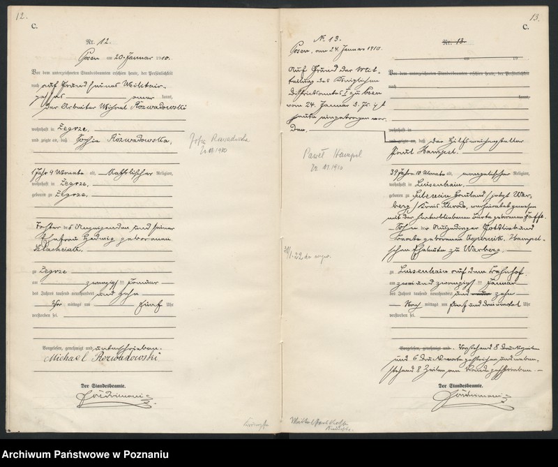 Obraz 9 z jednostki "Księga miejscowa zgonów [Rejestr główny zgonów]"