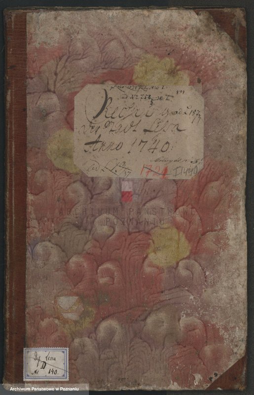 Obraz 2 z jednostki "Rechnung der Stadt Lissa; język niemiecki"