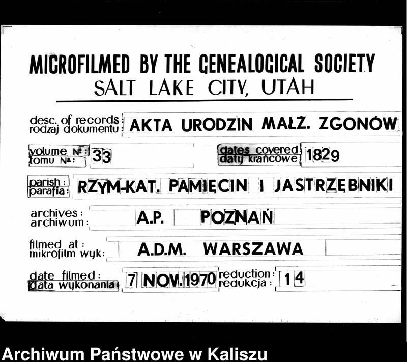 image.from.unit.number "Duplikat do zapisania aktów religijno-cywilnych urodzenia, zaślubienia i zejścia"