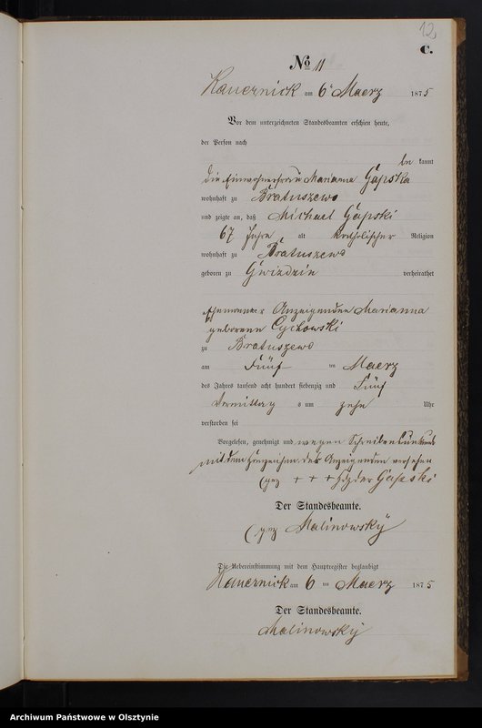 image.from.unit.number "Sterbe-Neben-Register Tom I,Nr 1 - 62"