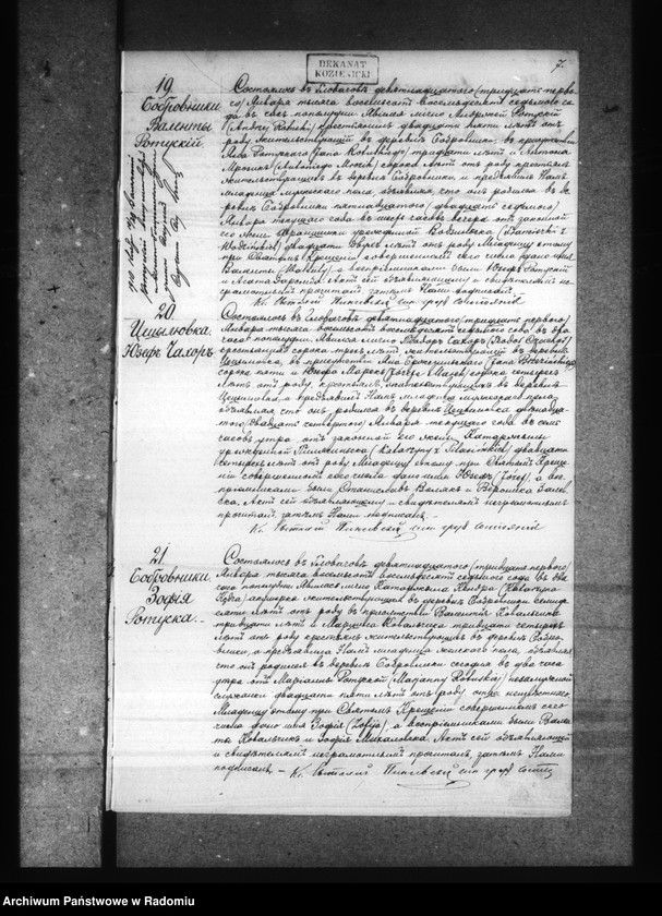 image.from.unit.number "[Duplikat akt urodzonych, zaślubionych i zmarłych parafii Głowaczów za 1887 rok]"