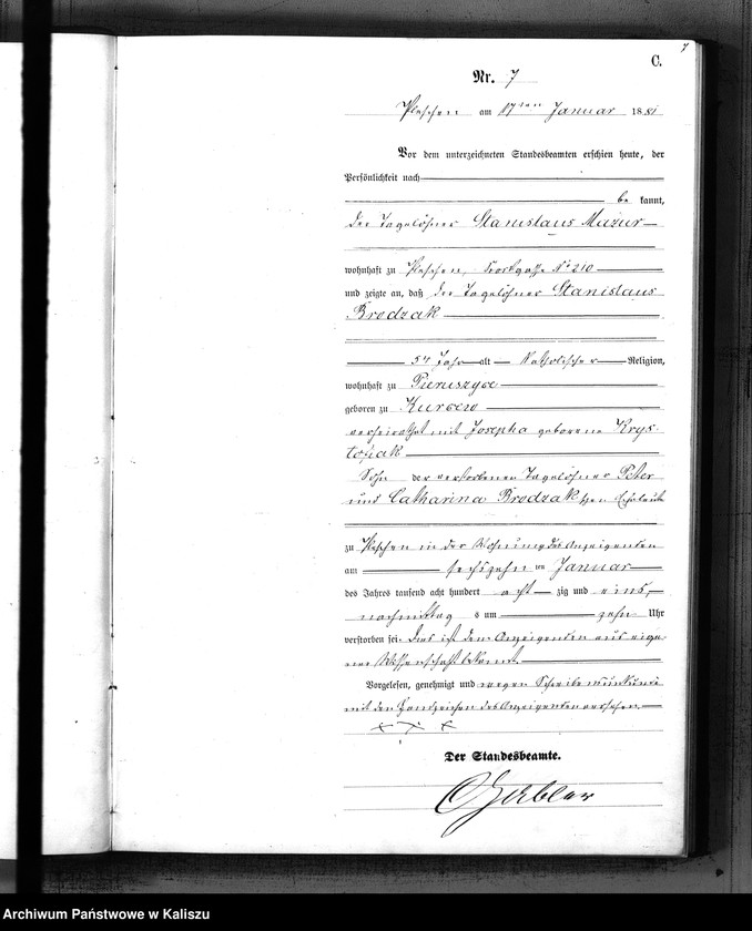Obraz 10 z jednostki "[Księga zgonów]"