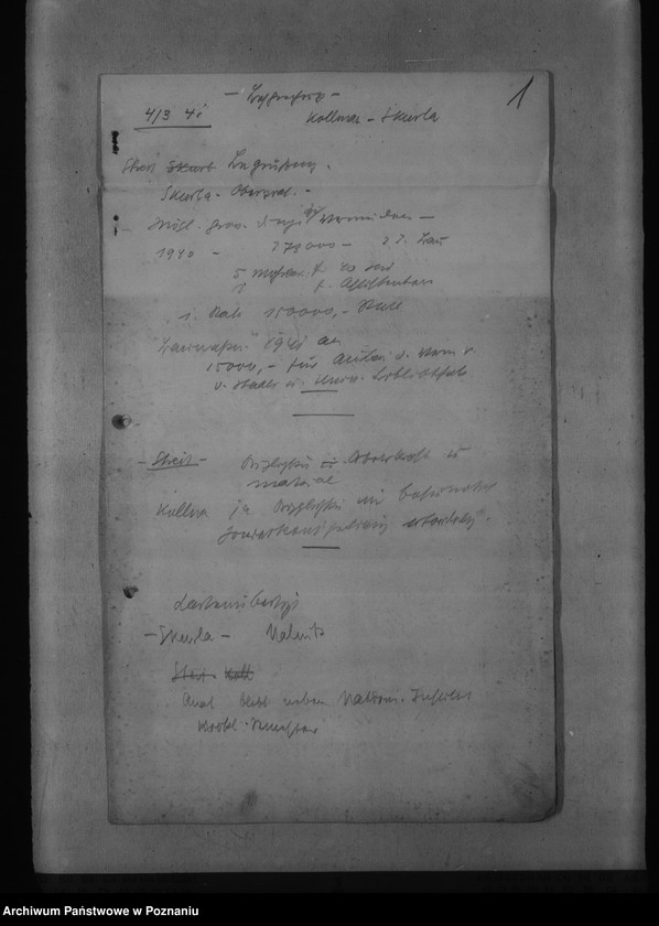 Obraz 5 z jednostki "Bauarbeiten für die Reichsuniversitât Posen"