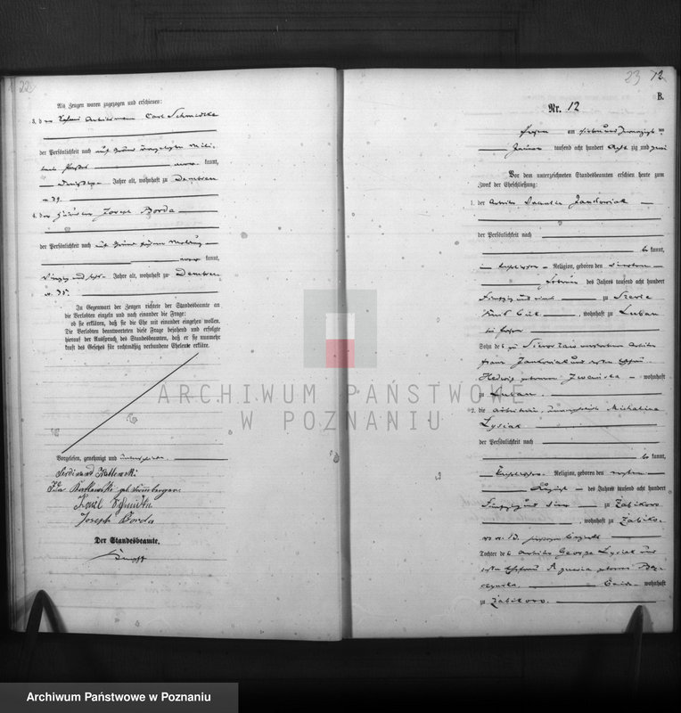 Obraz 13 z jednostki "Księga małżeństw"