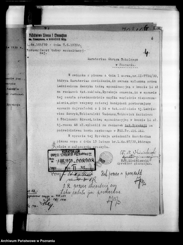 Obraz 9 z jednostki "Podstawowe Liceum i Gimnazjum Koedukacyjne- Rogoźno [spis abiturientów i eksternistów]"