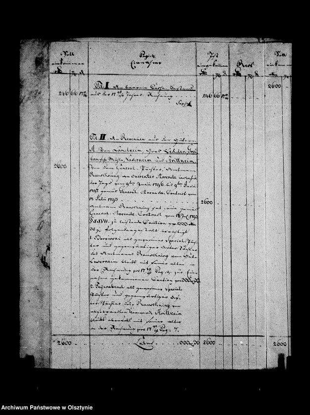 image.from.unit.number "Zehnte Jahres- Rechnung über Einnahme u. Ausgabe der Güter Landkeim"