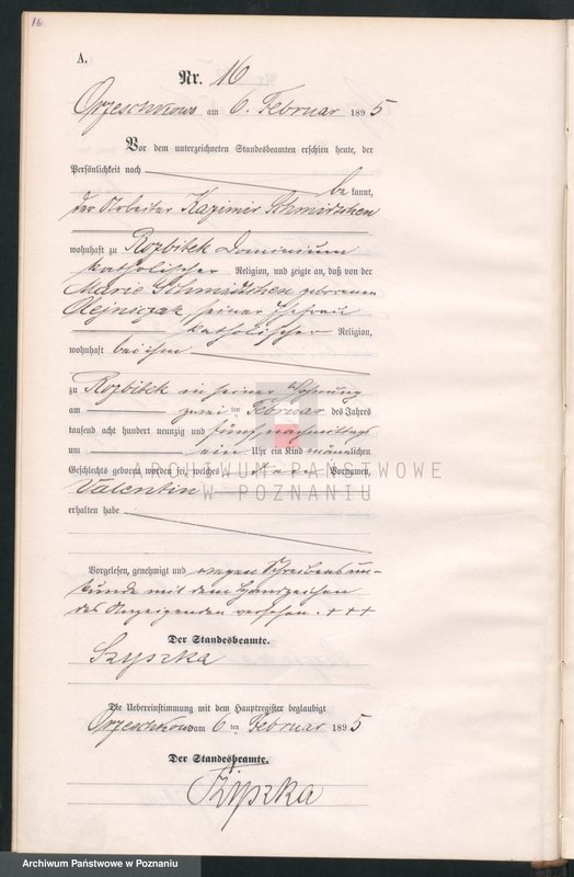 Obraz 19 z jednostki "Księga urodzeń"