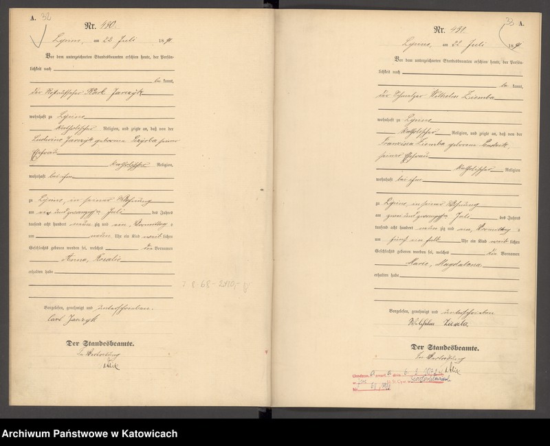 image.from.unit.number "Księga urodzeń T.2 nr 399-809"