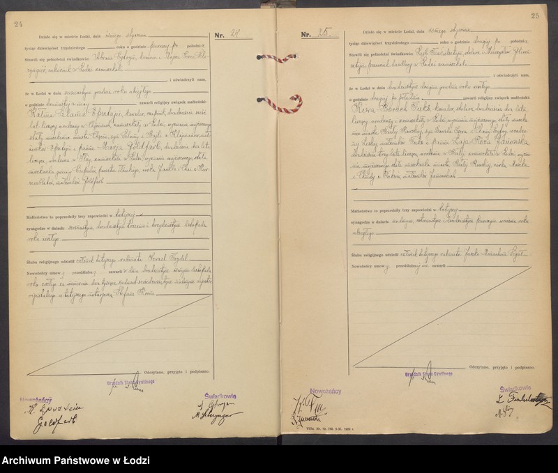 Obraz 15 z jednostki "Akta małżeństw od numeru 1 do numeru 692"