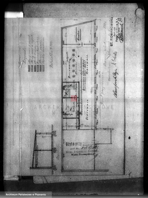 Obraz 16 z jednostki "Zatwierdzenie zakładu przemysłowego /wytwórni galanterii celuloidowej/ Mańkowskiej Reginy w Poznaniu"