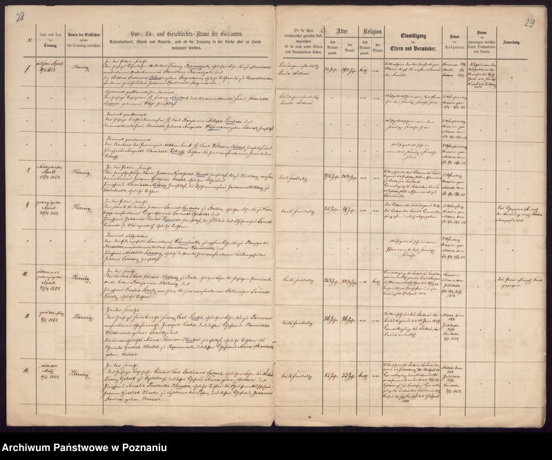 Obraz 19 z jednostki "Duplikat des Tauf, Trau, Sterberegisters"