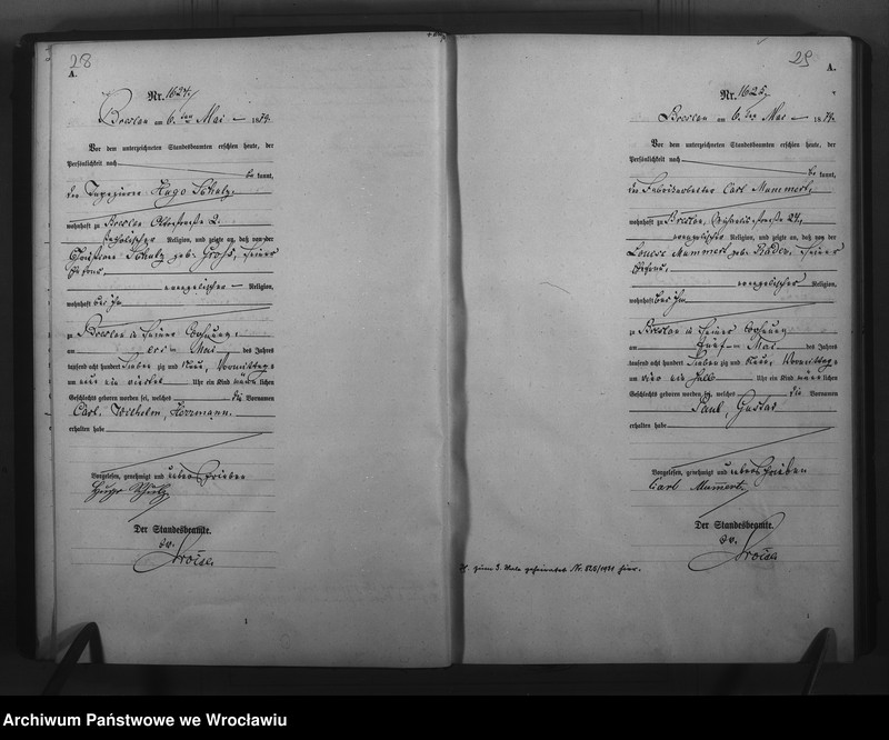 image.from.unit.number "Geburts-Haupt-Register Breslau I 1879 Band 5"