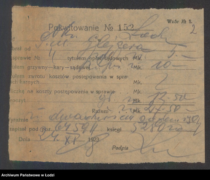 Obraz 4 z jednostki "Mowsza Glejzer – sprzedaż węgla i drzewa opałowego"