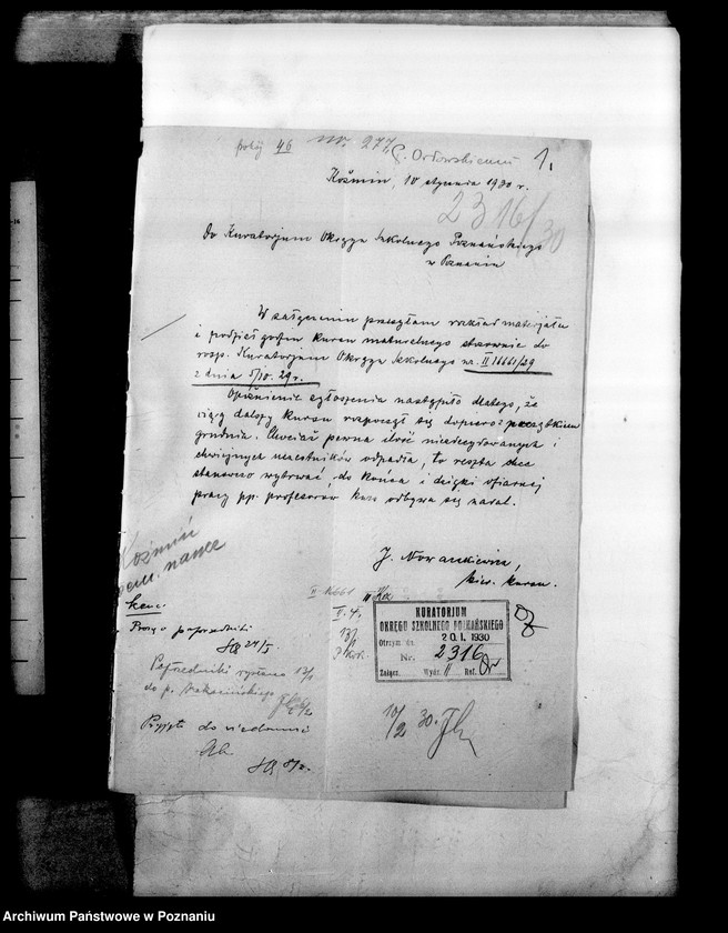 Obraz 5 z jednostki "Państwowe Seminarium Nauczycielskie miasto Koźmin"