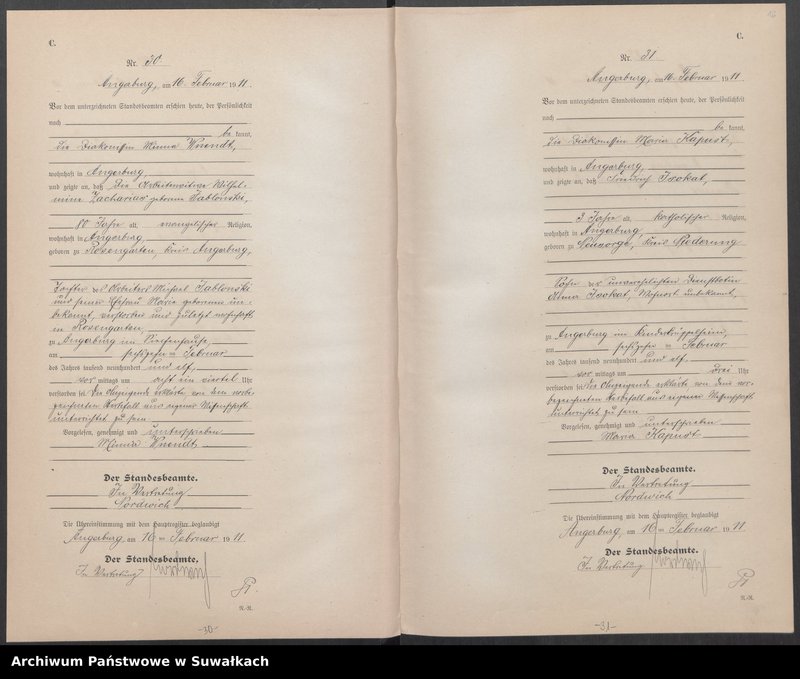 image.from.unit.number "[Sterbe-Neben-Register des Preussischen Standes-Amtes Angerburg Kreis Angerburg]"