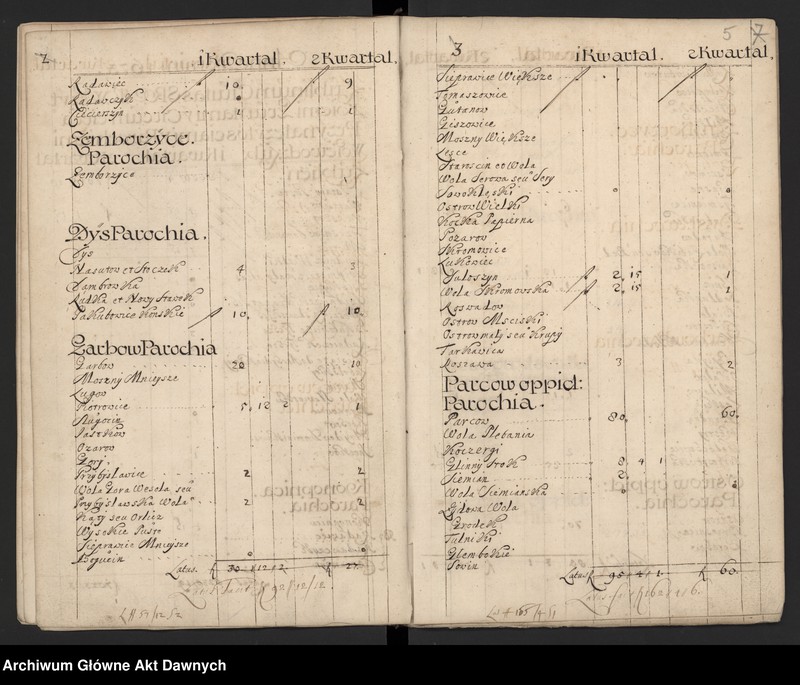 image.from.unit.number "Regestr percepty szelążnego, podatków od różnych likworów constitutione sejmu warszawskiego uchwalonego a prima Mai w woj. lubelskim."