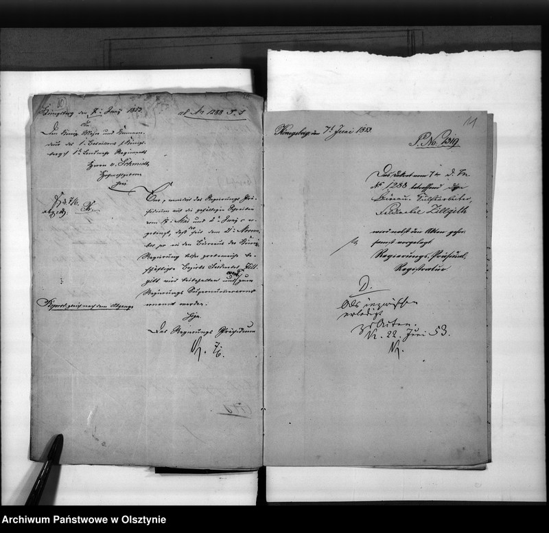 image.from.unit.number "Anstellung des Bezirks-Feldwebels Zillgitt [Friedrich August]"