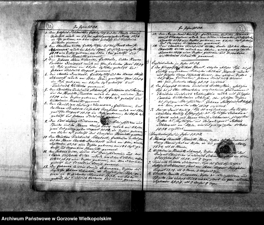 image.from.unit.number "Duplikate der Kirchenbücher von der Parochie Kernein (Karnin)"