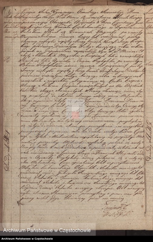 image.from.unit.number "Księga [akt] małżeństw gminy Krzepickiej na rok 1816"