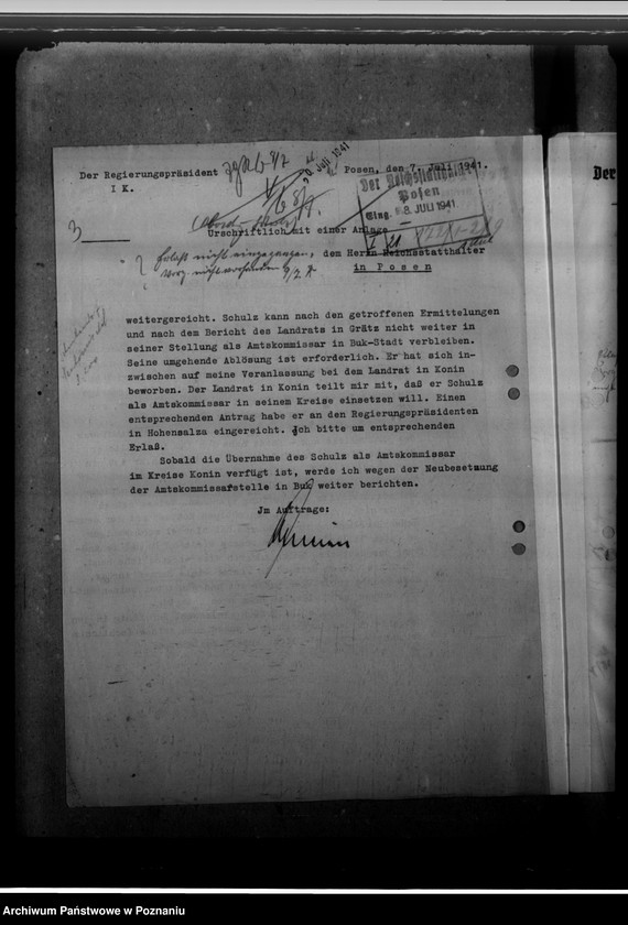 Obraz 7 z jednostki "Schulz, Richard - komisarz obwodowy"