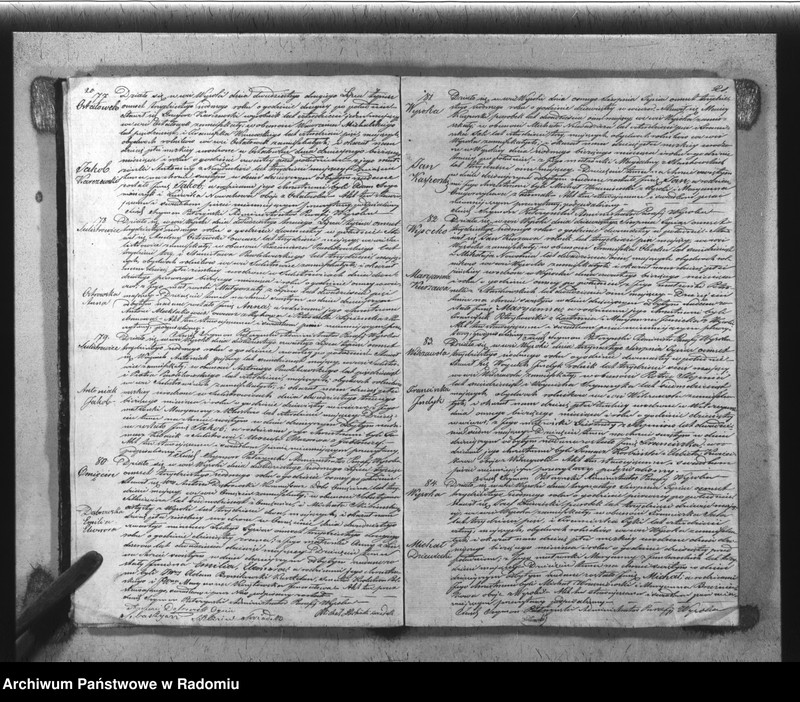 Obraz 13 z jednostki "Książka Duplikat Parafii Wysoka w powiecie Szydłowieckim Obwodzie Opoczyńskim Gubernij Sandomierskiej rok 1837 sporządzona"