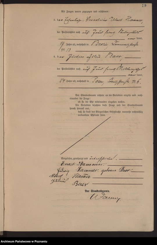 Obraz 20 z jednostki "Księga miejscowa małżeństw tom II [Rejestr główny małżeństw]"