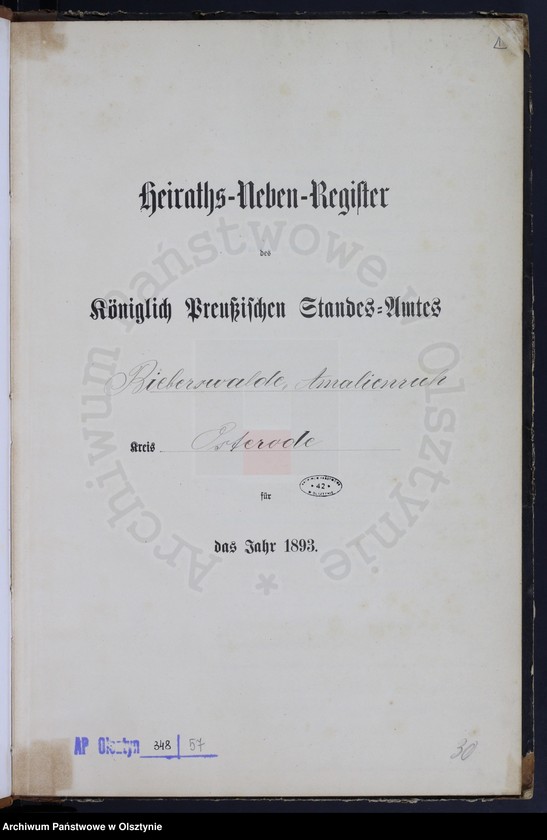 image.from.unit.number "Heiraths-Neben-Register Nr 1 - 31"