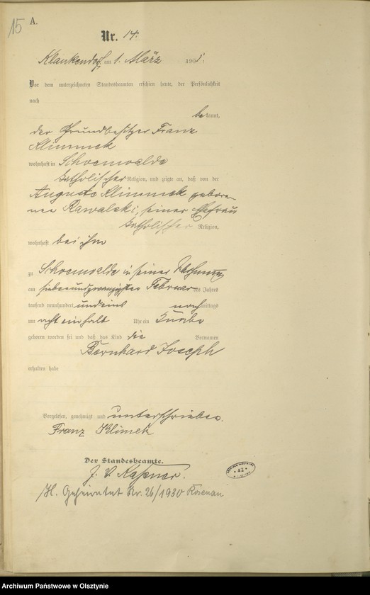 image.from.unit.number "Geburts-Haupt-Register Nr 1 - 104"