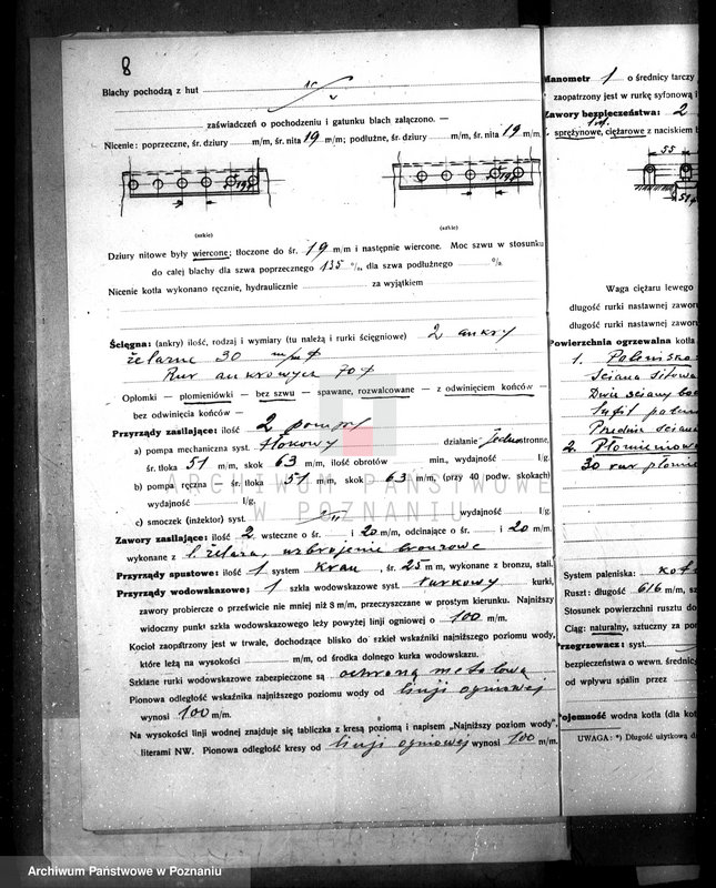 Obraz 12 z jednostki "Mleczarnia parowa w Sośnicy pow. krotoszyński Szczepan Szczepański nr woj. kotła"