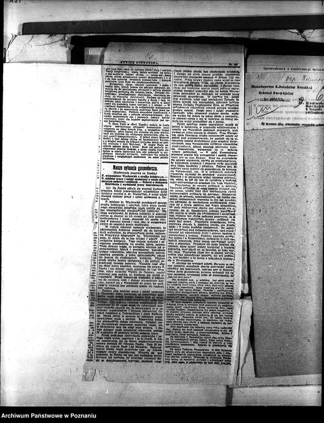 Obraz 20 z jednostki "Sprawy szczegółowo-administracyjne Prasa"