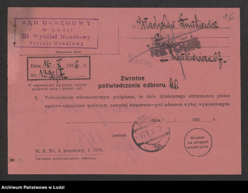 Obraz 16 z jednostki "Władysław Łunkiewicz- sklep komisowy"