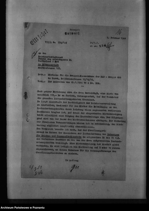 Obraz 20 z jednostki "Gruppenstabsgebäude des Reichsarbeitsdienstes"