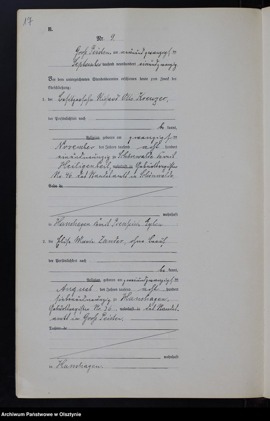 image.from.unit.number "Heiraths-Neben-Register Nr 1 - 16 [ Księga małżeństw - wtóropis ]"