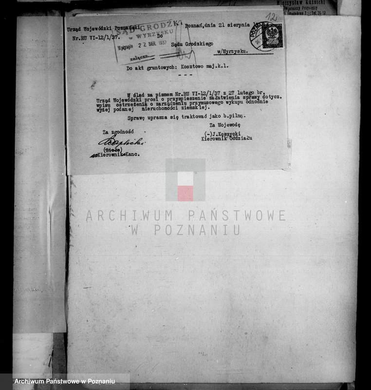 Obraz 17 z jednostki "Majątek Kosztowo powiatu wyrzyskiego przymusowy wykup"