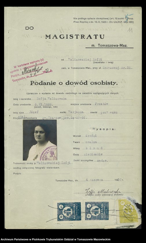 Obraz 14 z jednostki "Akta dowodów osobistych. Tom II-gi"