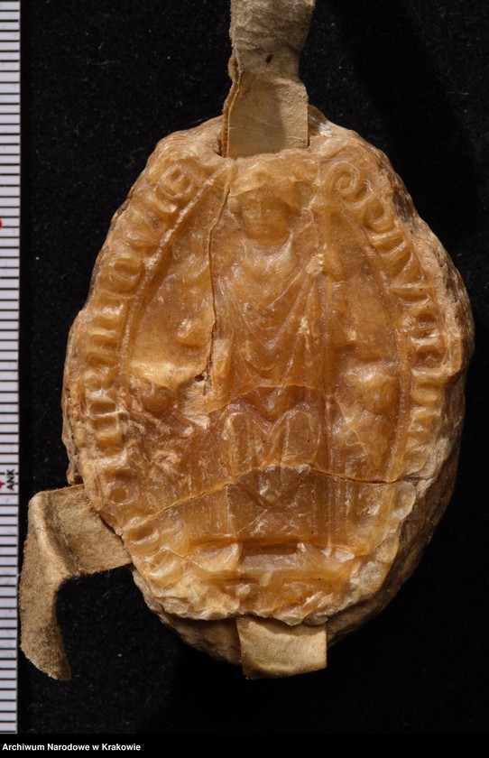 image.from.unit.number "Paweł biskup krakowski zawiera ugodę z Leszkiem księciem krakowskim, sandomierskim i sieradzkim, który za ujęcie i więzienie biskupa oraz wyrządzone"