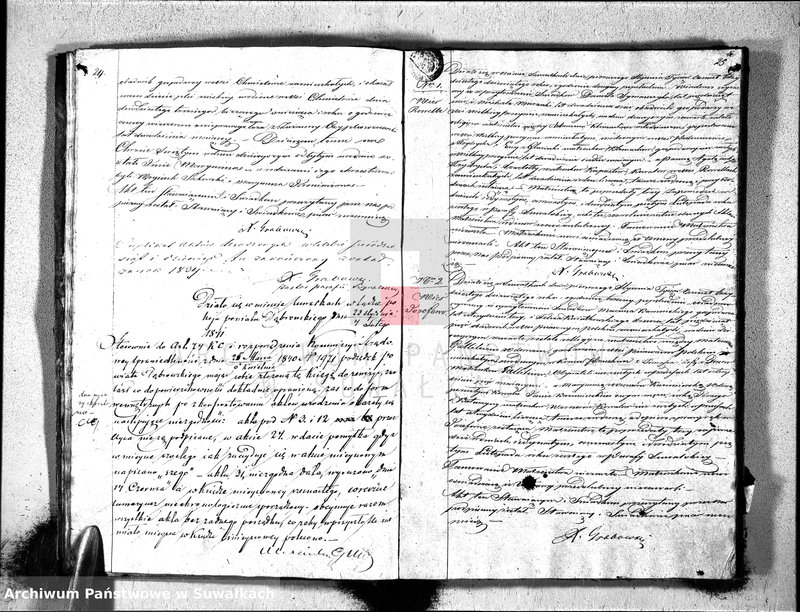 image.from.unit.number "Księga Duplikat Urzędnika Stanu Cywilnego Wyznania Ewangelickiego Okręgu Suwałki w Powiecie Dąbrowskim Obwodzie i Gubernii Augustowskiey na Rok 1839."