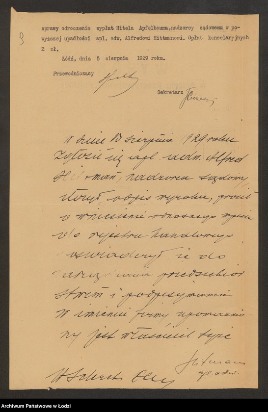 Obraz 11 z jednostki "Hitel Apfelbaum – sklep galanteryjny"