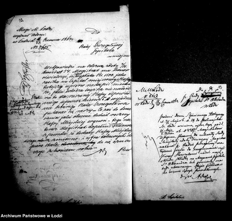 Obraz 13 z jednostki "Akta w przedmiocie szpitala"