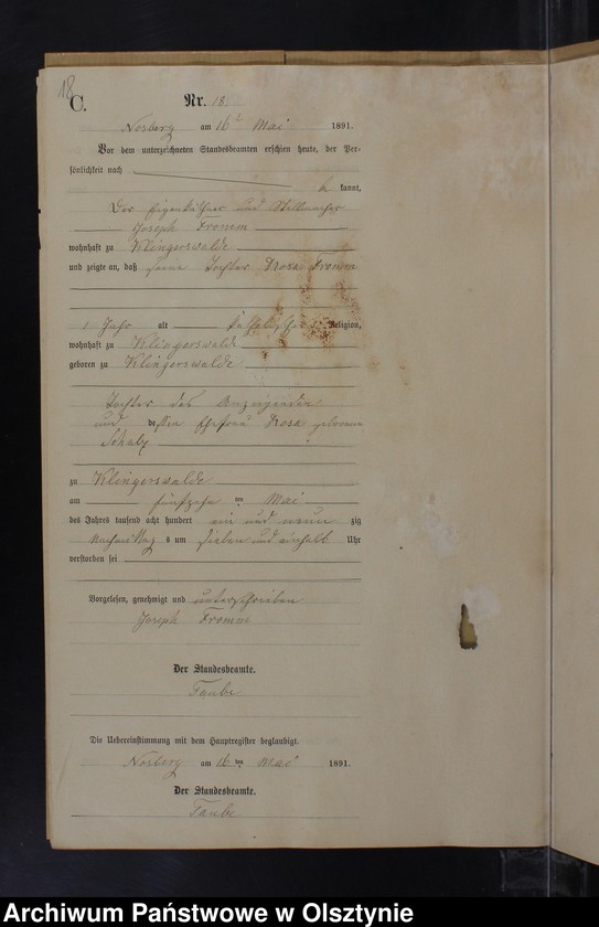 image.from.unit.number "Sterbe-Neben-Register Nr 1 - 38"