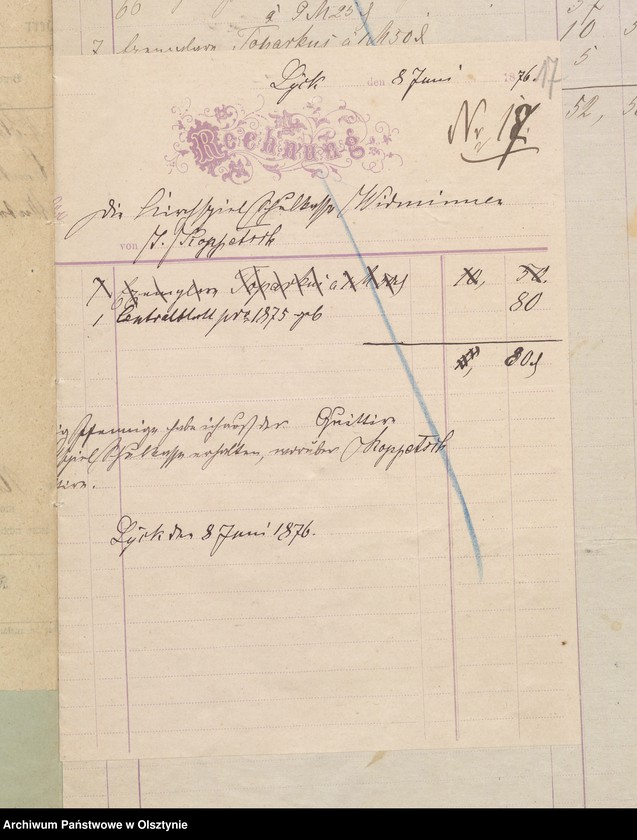 image.from.unit.number "Beläge zu der Rechnung des Kirchspielsschulkasse zu Widminnen"
