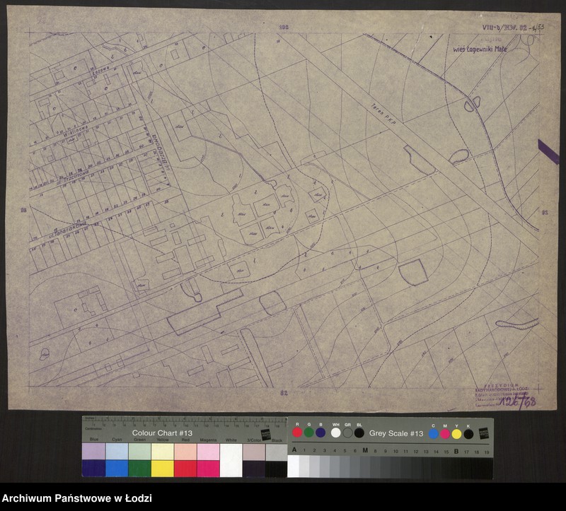 Obraz 1 z jednostki "Plan miasta Łodzi Sekcja NW 92"