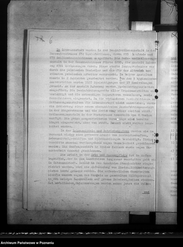 Obraz 10 z jednostki "Sprawozdania ze stanu zdrowotności w Kraju Warty, zwłaszcza w rejencji łódzkiej"