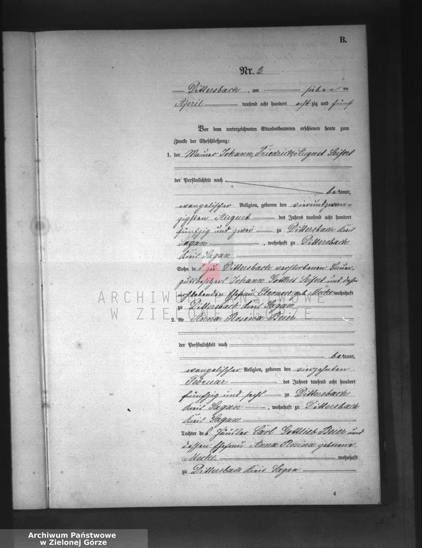 Obraz 6 z jednostki "[Księga aktów małżeństw]"