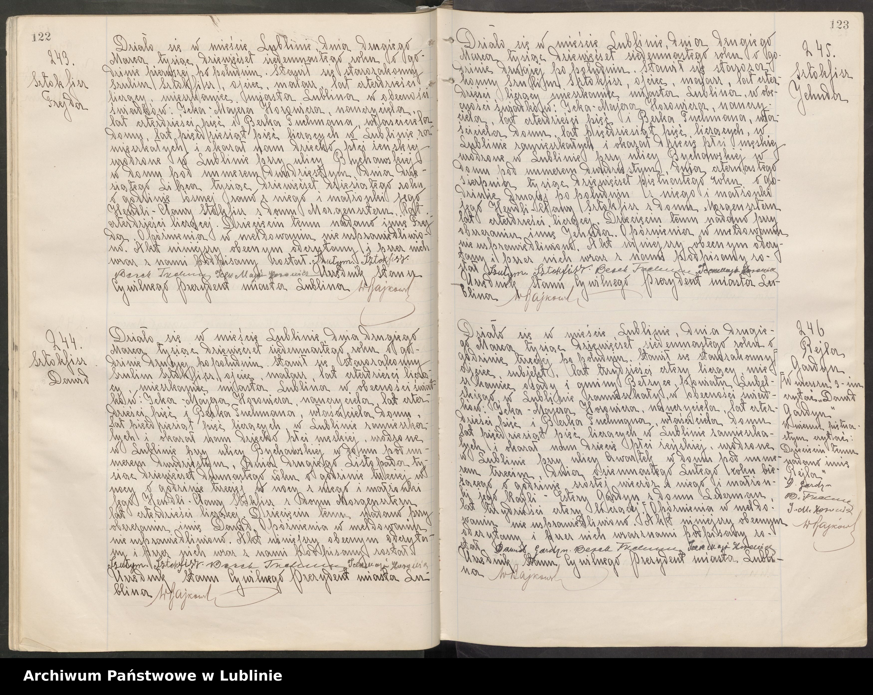 Skan z jednostki: Księga urodzeń