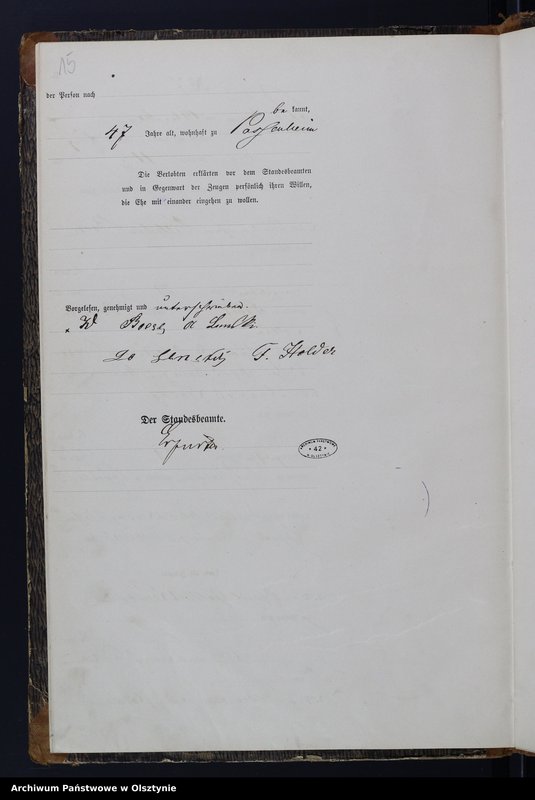 image.from.unit.number "Haupt-Heiraths-Register Nr 1 - 20"