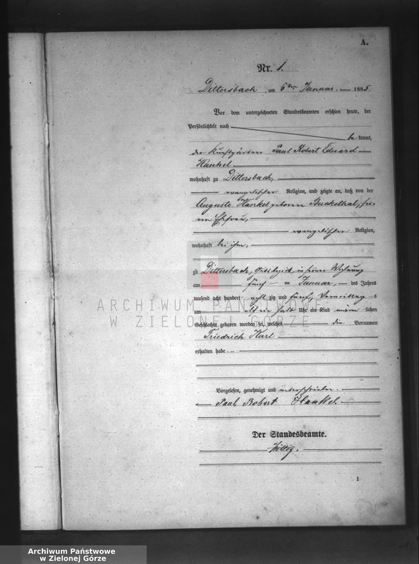 Obraz 4 z jednostki "[Księga aktów urodzeń]"