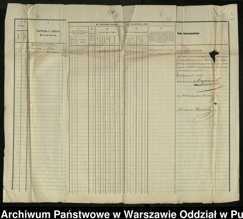image.from.unit.number "O urządzaniu chłopów byłej rządowej wsi Tymianki Szklarzegm. Kamieńczyk Wielki, wchodzącej w skład prywatnej własności tejże nazwy podlegającej ziemianinowi Osipowi Tymińskiemu"