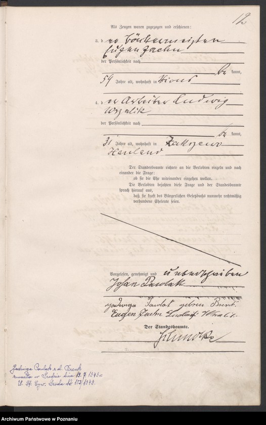 Obraz 15 z jednostki "Heirats-Haupt-Register"